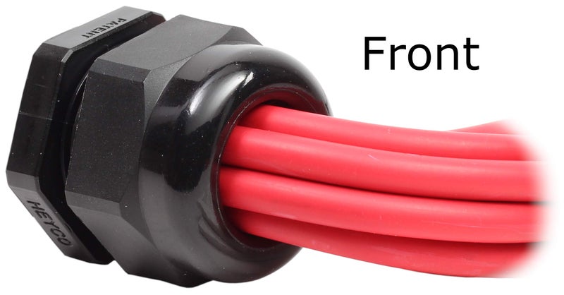 Fastronix Solutions Fastronix Weatherproof Grommet for Wire Bundle Diameter 0.45"-0.70" Size PG 21 - Image 2